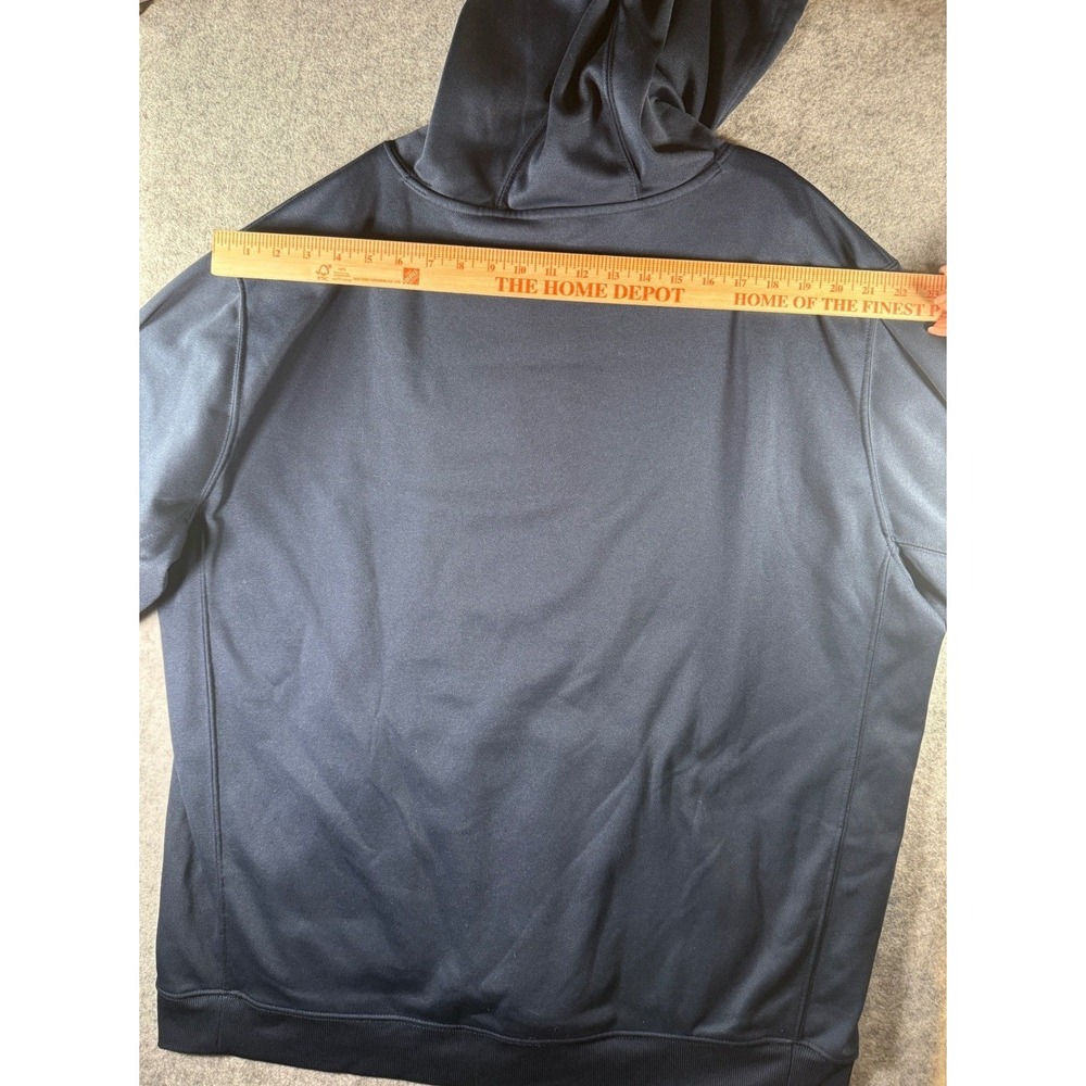 BAW Mens 2X Navy Blue Texas S Graphic Hoodie Performance Fleece‎ Sweatshirt